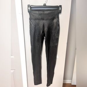 Spanx Faux leather Leggings (size XS P)